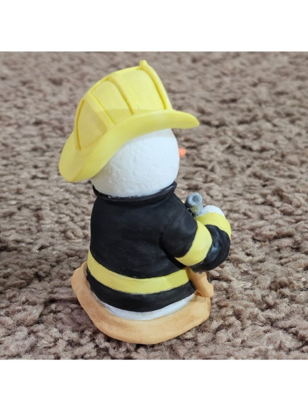 Sarah's Attic Snowonders "Fire Call" Snowman Figurine 7521 Boxed Christmas - Picture 4 of 9